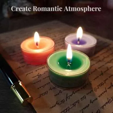16 Colors Colored Scented Tealight Candles - Natural Soy Wax Candles with Essential Oils, Home Decor and Aromatherapy, Perfect for Home Use and Gifting (Color Series)