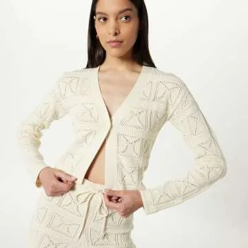 Chic Lee Crochet Cardigan - The Drop Women's Fashion