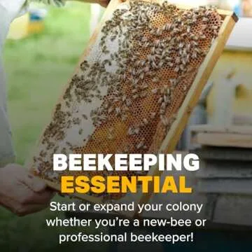 Mann Lake FD203 Bee-Pro Pollen Substitute, High Protein, Boosts Brood, Healthy Colony, Free from Animal by-Products, Rich in Vitamins & Amino Acids, 1 Lb Canister