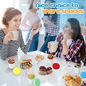 Gandeer 12 Mini Ice Cream Containers for Homemade Desserts