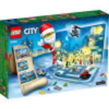 LEGO City 2020 Advent Calendar 60268 Playset, Includes 6 City Adventures TV Series Characters, Miniature Builds, City Play Mat, and Many More Fun and Festive Features (342 Pieces)