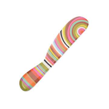 French Bull 6" Melamine Butter Spreader Set - Vibrant & Fun