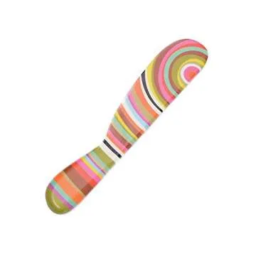 French Bull 6" Melamine Butter Spreader Set - Vibrant & Fun