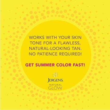 Jergens Natural Glow Instant Sun Body Mousse, Self Tanner for Light Bronze Tan, Sunless Tanning Body Bronzer for Natural Looking Color Instantly, 6 Oz, Pack of 2