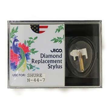 JICO 78 RPM replacement for Shure N-44-7 N44-7 stylus