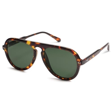 SOJOS Retro Aviator Sunglasses - Vintage Fashion & UV Protection