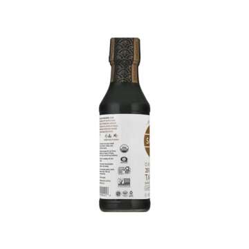 San J International, Sauce Tamari Gluten Free Reduced Sodium Organic, 10 Fl Oz
