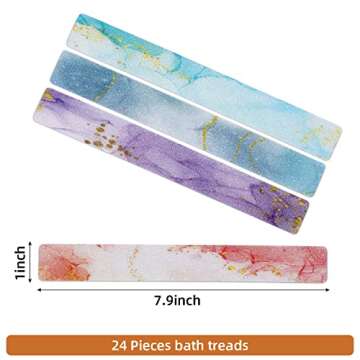 Secopad Colorful Anti Slip Shower Strips for Safe Baths