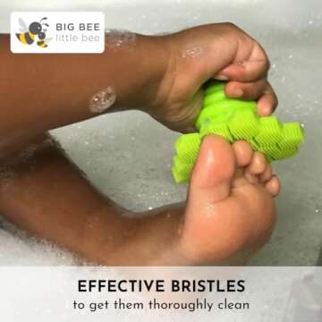 Kids Original ScrubBEE - Fun Silicone Bath Scrubber