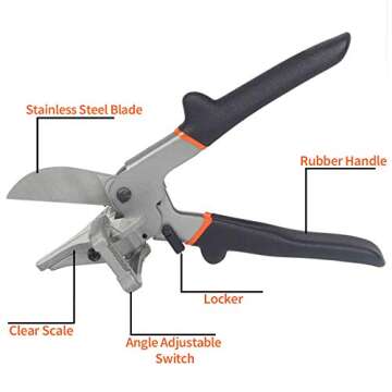 Beymill Chamfer Cutter: Adjustable Miter Shear for Precision Cutting