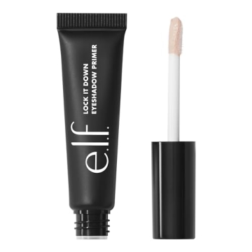 e.l.f. Lock It Down Eyeshadow Primer, Smooth, Creamy Primer For Long-Lasting Eyeshadow, Intensifies ...