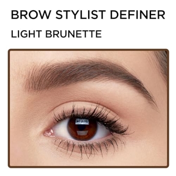 L'Oreal Brow Stylist Definer Eyebrow Pencil, Light Brunette 0.003 Oz