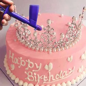 2 Pack Plastic Pearl Applicator for Easy Cake Decorating