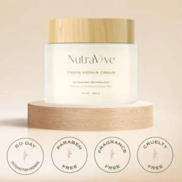 NutraVive Crepe Repair Cream for Tightening Loose Skin