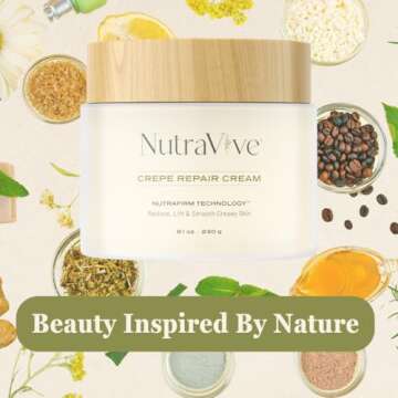 NutraVive Crepe Repair Cream for Tightening Loose Skin