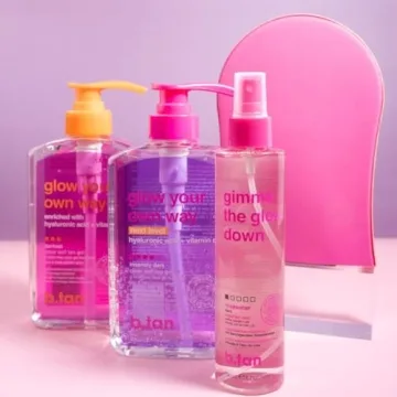 b.tan Clear Self Tan Gel | Glow Your Own Way - Best Transfer-Resistant, Quick, Self Tanning Gel, Vegan, Cruelty Free Self Tanner, 16 Fl Oz