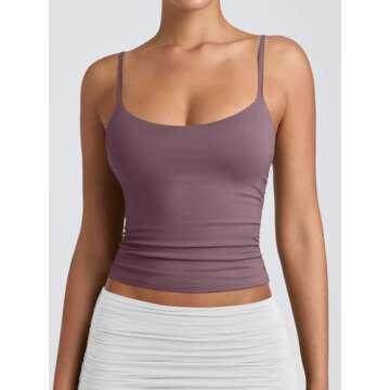 PINKMSTYLE Adjustable Spaghetti Strap Camisole for Women