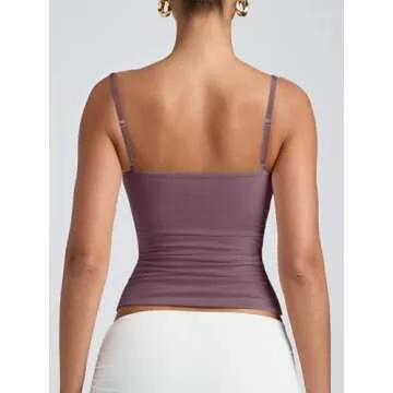 PINKMSTYLE Adjustable Spaghetti Strap Camisole for Women