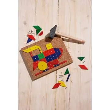 HABA Geo Shape Tack Zap Play Set for Creative Learning