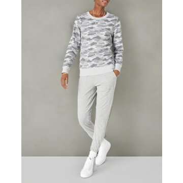 Cozy French Terry Fleece Sweatshirt for Everyday Style