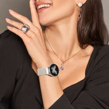 Adjustable Magnetic Milanese Mesh Band for Galaxy Watch 7 6 5 4 & Active 2