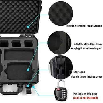 Lekufee Carrying Case Compatible with New DJI Air 2S Drone or DJI Mavic Air 2 Drone Quadcopter and More Mavic Air 2 Accessories(Not Include Drones and Accessories)