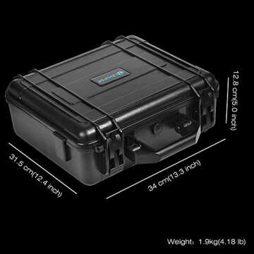 Lekufee Carrying Case Compatible with New DJI Air 2S Drone or DJI Mavic Air 2 Drone Quadcopter and More Mavic Air 2 Accessories(Not Include Drones and Accessories)