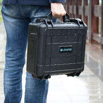 Lekufee Carrying Case Compatible with New DJI Air 2S Drone or DJI Mavic Air 2 Drone Quadcopter and More Mavic Air 2 Accessories(Not Include Drones and Accessories)