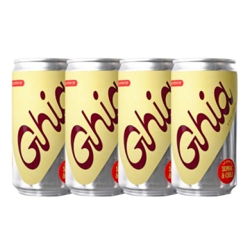 Ghia Non-Alcoholic Sumac & Chili Le Spritz, 8 Fl Oz (4-Pack) | Bold Mocktail & Cocktail Mixer