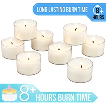 Stonebriar 48 Count Smokeless Long Burning Tea Light Candles
