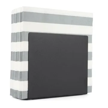 Stylish Black Napkin Holder for Tables - Versatile Kitchen Accessory
