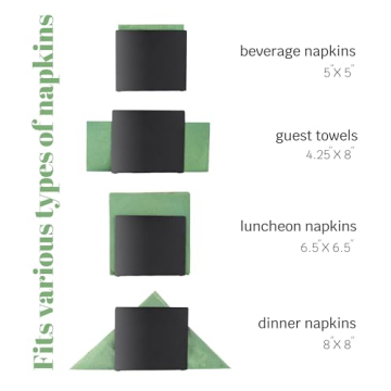 Modern Matte Metal Napkin Holder for Stylish Dining