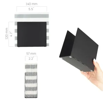 Modern Matte Metal Napkin Holder for Stylish Dining