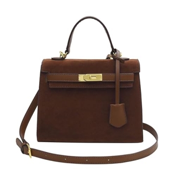 Chic PU Leather Top Handle Satchel for Women Handbags