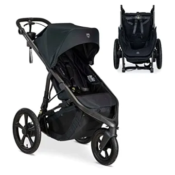 BOB Gear Wayfinder Jogging Stroller: Ultimate Smoothness with Dual Suspension & 75LB Capacity, Night...