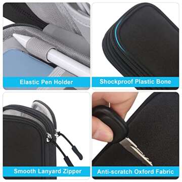 Lacdo Electronic Organizer - Travel Tech Accessories Bag