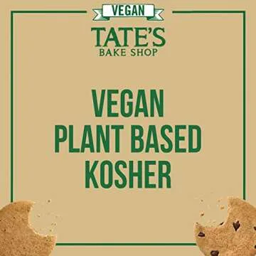 Tate's Vegan Cookie Variety - Delicious Chocolate & Vanilla