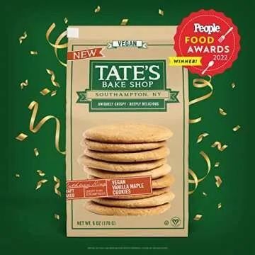 Tate's Vegan Cookie Variety - Delicious Chocolate & Vanilla