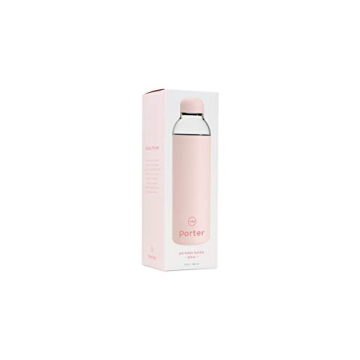 Stylish W&P Porter Glass Water Bottle with Silicone Sleeve