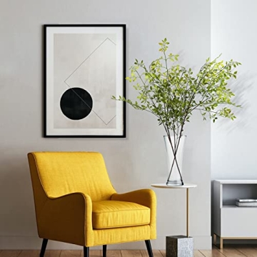 Melorca&Guilla Artificial Plants,2PCS 43.3" Green Nandina Faux Branches for Vase,Artificial Plants for Shop Garden Office Home Décor