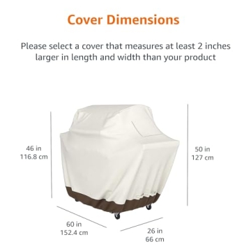 Durable Amazon Basics Gas Grill Barbecue Cover 60 inch