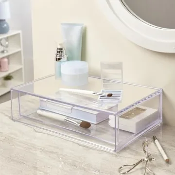 STORi Audrey Stackable Clear Organizer Drawer for All Spaces