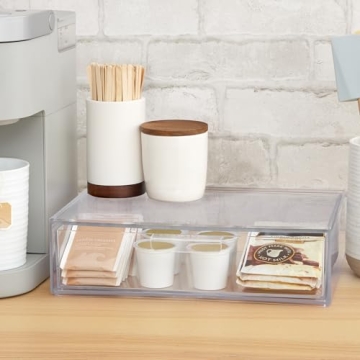 STORi Audrey Stackable Clear Organizer Drawer for All Spaces