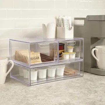 STORi Audrey Stackable Clear Organizer Drawer for All Spaces