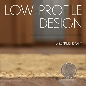 VHC Celeste Tan Half Circle Jute Rug for Stylish Decor