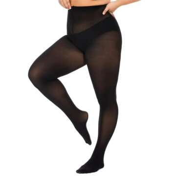 DUCMODA Plus Size Tights for Comfortable Elegance
