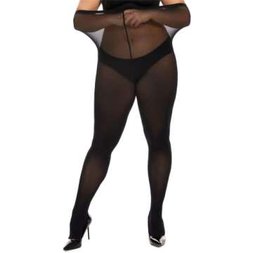 DUCMODA Plus Size Tights for Comfortable Elegance