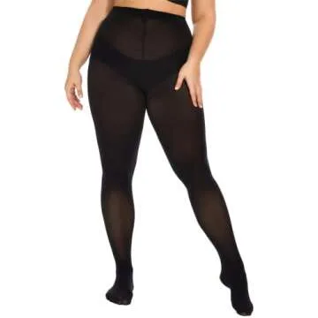 DUCMODA Plus Size Tights for Comfortable Elegance
