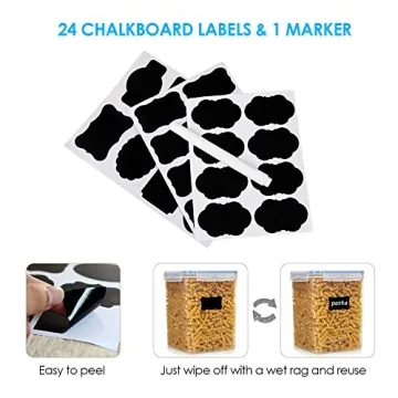 Vtopmart 5.2L Airtight Food Storage Containers Set of 4