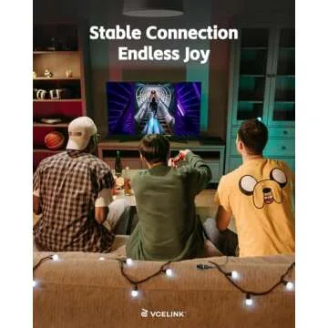 VCE Mini HDMI to HDMI Adapter 2-Pack, 4K Support